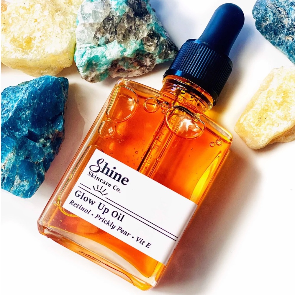 Shine Skincare Co. Glow Up Face Oil w Retinol, Prickly Pear, Vitamin E